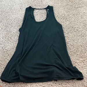 Athleta Dark Green Workout Tank Top